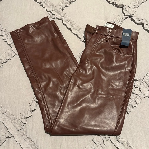 Abercrombie & Fitch Pants - NWT Abercrombie & Fitch Faux Leather Pants